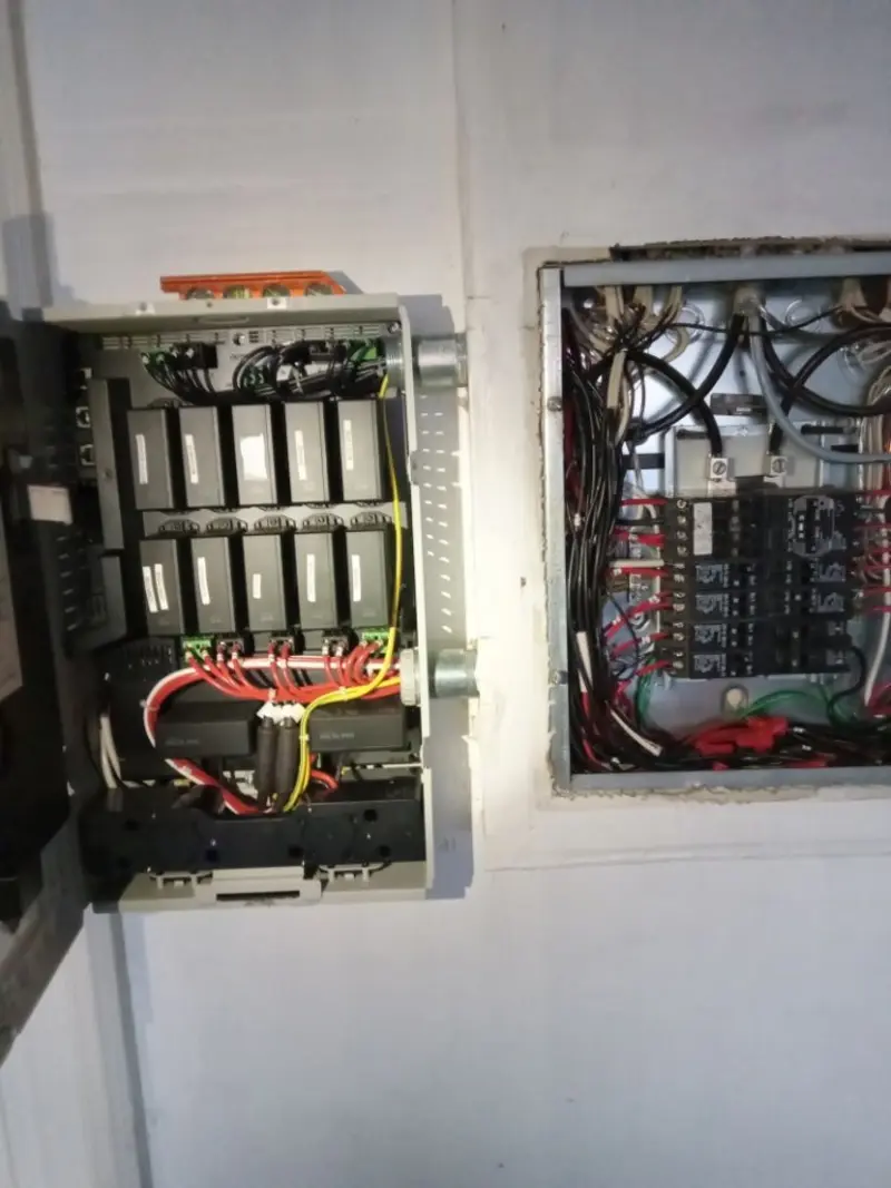Electrical panel upgrade completed for Security Camera Wiring in Harrisburg